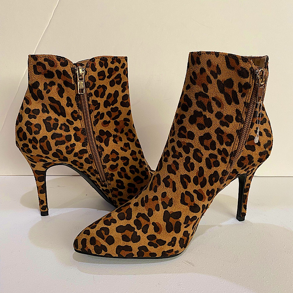 Brand New Tiger Print Ankle Boots